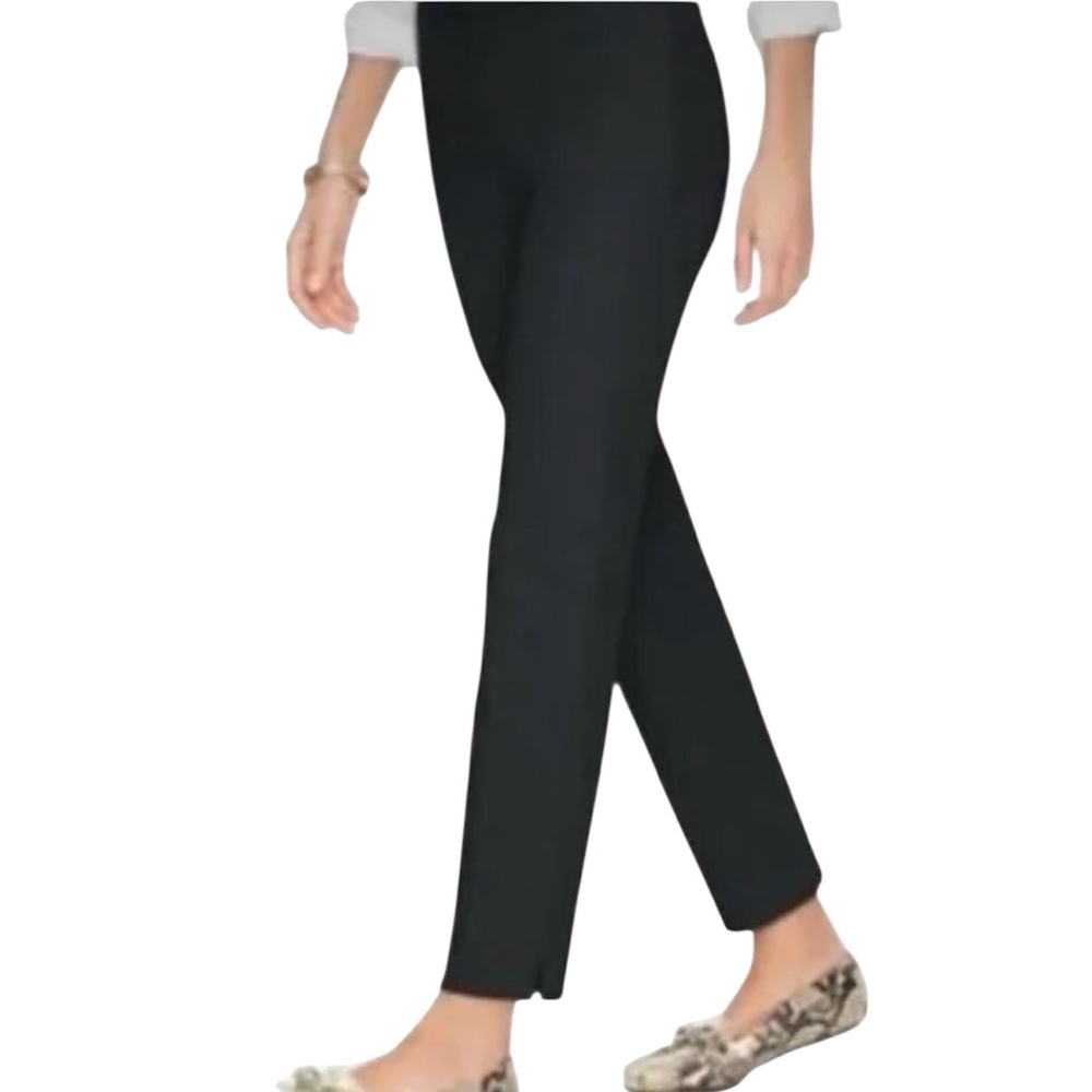 Talbots Black Hollywood Ankle Pants NWT 10P